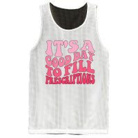 Groovy It's A Good Day To Fill Prescriptions Mesh Reversible Basketball Jersey Tank