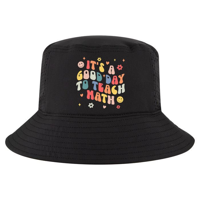 Groovy Its A Good Day To Teach Math Funny Math Teacher Gift Cool Comfort Performance Bucket Hat