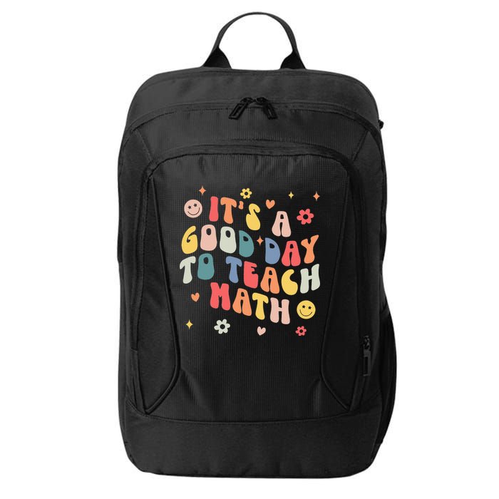 Groovy Its A Good Day To Teach Math Funny Math Teacher Gift City Backpack