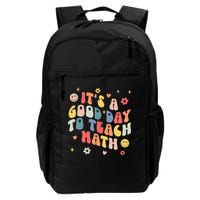 Groovy Its A Good Day To Teach Math Funny Math Teacher Gift Backpack