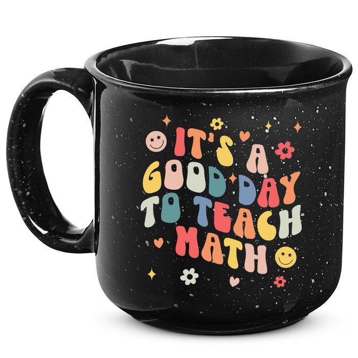 Groovy Its A Good Day To Teach Math Funny Math Teacher Gift 15oz Campfire Ceramic Mug