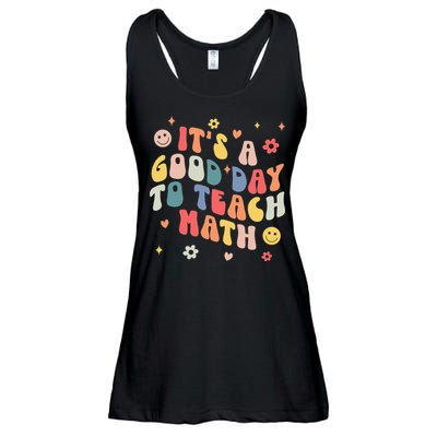 Groovy Its A Good Day To Teach Math Funny Math Teacher Gift Ladies Essential Flowy Tank