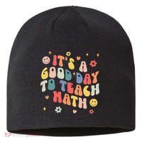 Groovy Its A Good Day To Teach Math Funny Math Teacher Gift Sustainable Beanie