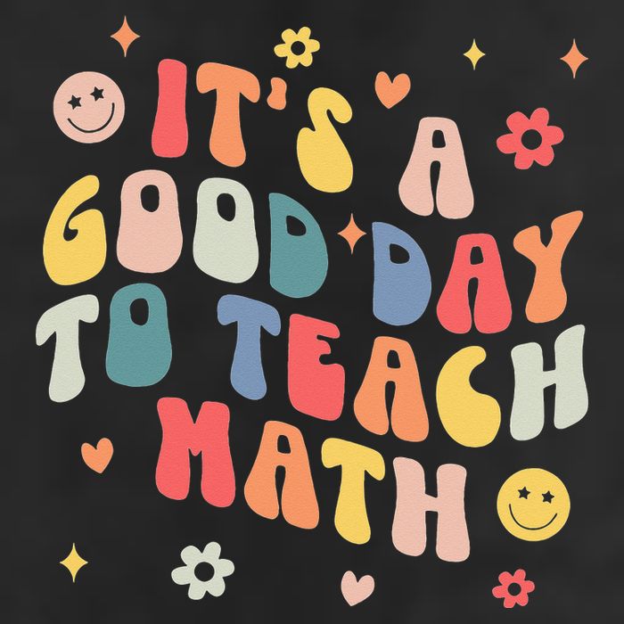 Groovy Its A Good Day To Teach Math Funny Math Teacher Gift Large Microfiber Waffle Golf Towel