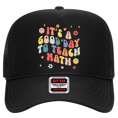 Groovy Its A Good Day To Teach Math Funny Math Teacher Gift Trucker Hat