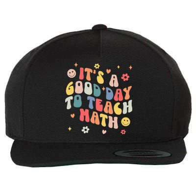 Groovy Its A Good Day To Teach Math Funny Math Teacher Gift Wool Snapback Cap