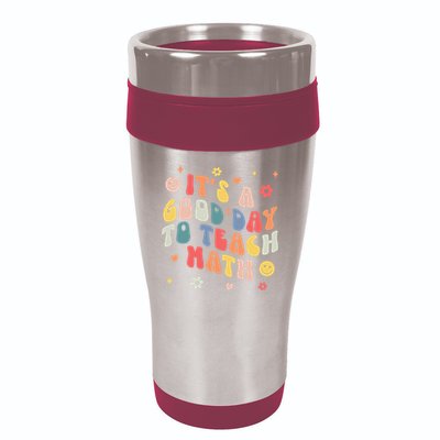 Groovy Its A Good Day To Teach Math Funny Math Teacher Gift 16oz Travel Tumbler