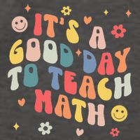 Groovy Its A Good Day To Teach Math Funny Math Teacher Gift Vector Backpack