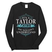 groovy It's a T.aylor Thing You Wouldn't understand V4 Long Sleeve Shirt