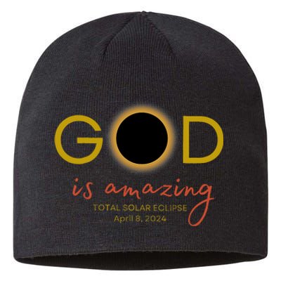 God Is Amazing Total Solar Eclipse April 8 2024 Sustainable Beanie