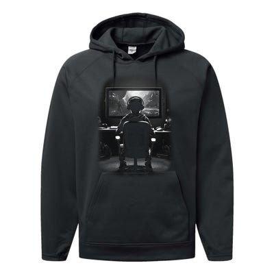 Gamer In Action Performance Fleece Hoodie