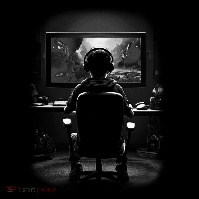 Gamer In Action Button