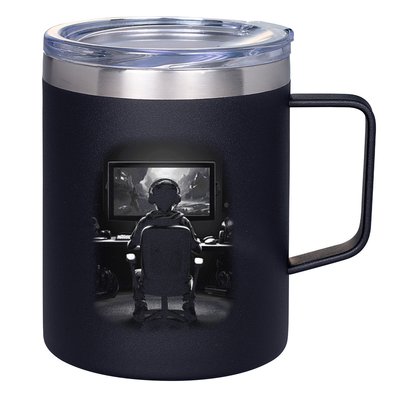 Gamer In Action 12oz Stainless Steel Coffee Mug