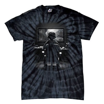 Gamer In Action Tie-Dye T-Shirt