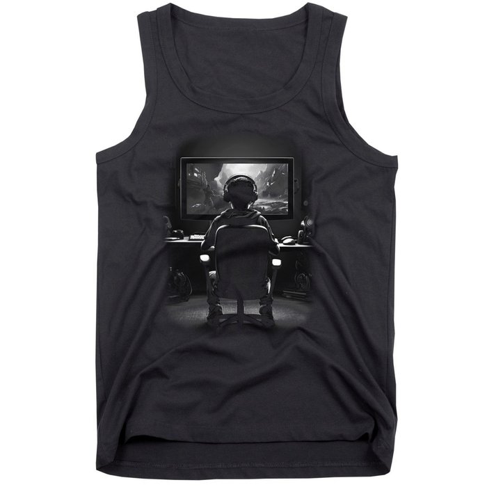 Gamer In Action Tank Top