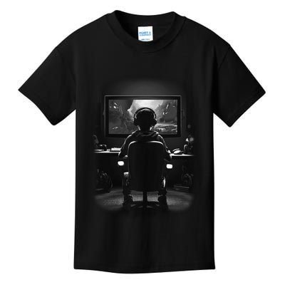 Gamer In Action Kids T-Shirt