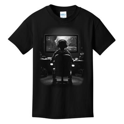 Gamer In Action Kids T-Shirt