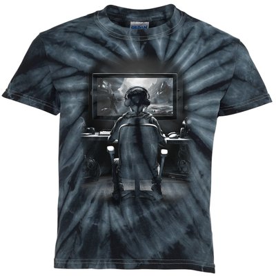 Gamer In Action Kids Tie-Dye T-Shirt