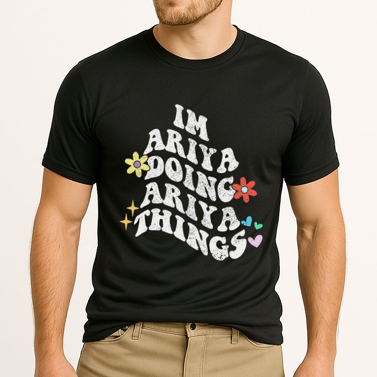 Groovy Im Ariya Doing Ariya Things Funny MotherS Day Cooling Performance Crew T-Shirt