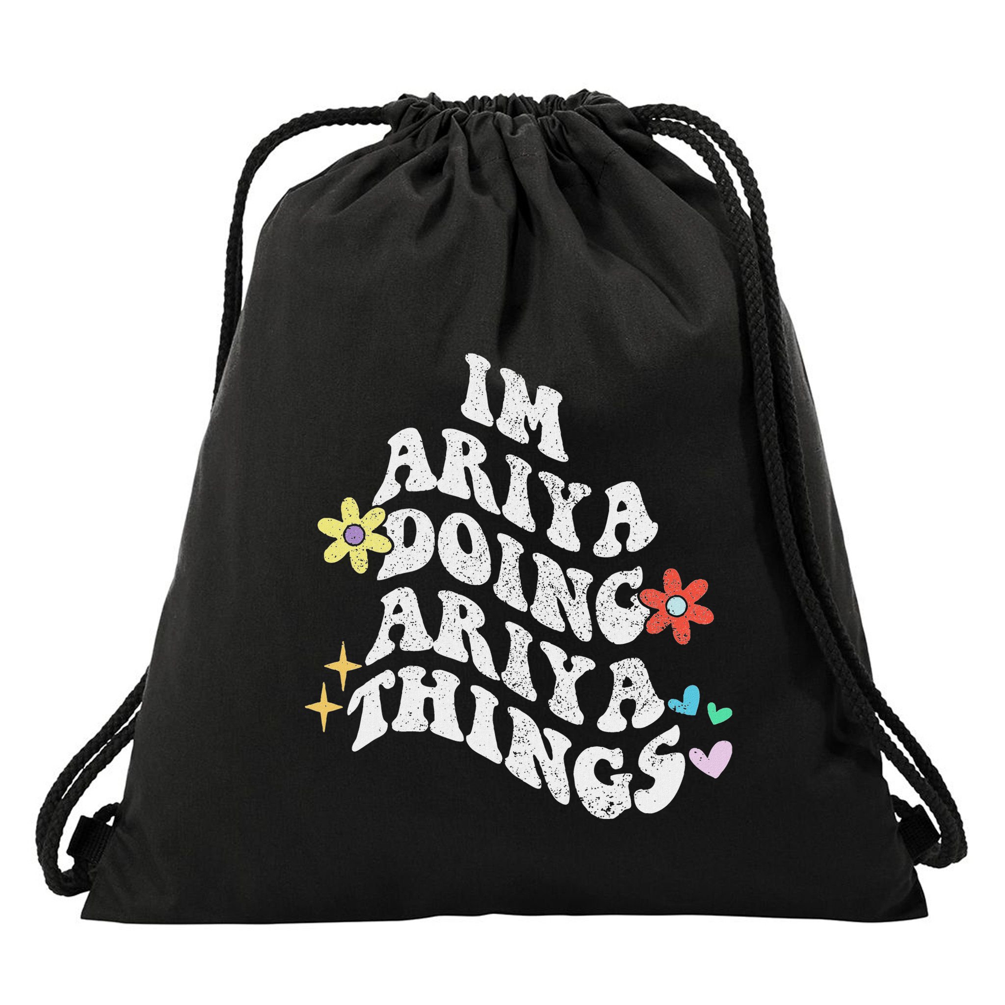 Groovy Im Ariya Doing Ariya Things Funny MotherS Day Drawstring Bag