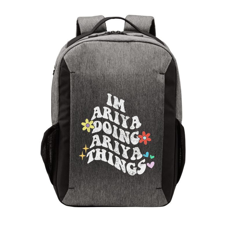 Groovy Im Ariya Doing Ariya Things Funny MotherS Day Vector Backpack