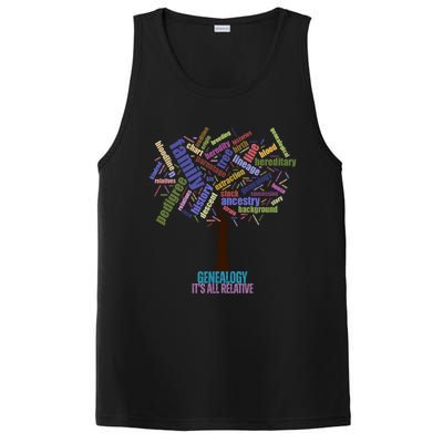 Genealogy Is All Relative Family Historian Gift PosiCharge Competitor Tank