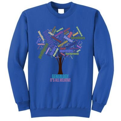 Genealogy Is All Relative Family Historian Gift Sweatshirt