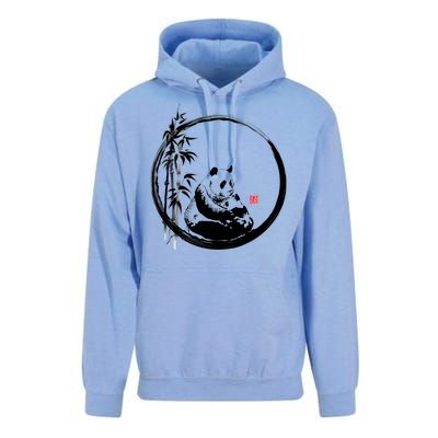 Giant Panda Bamboo Japanese Ink Painting Unisex Surf Hoodie