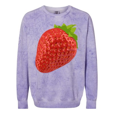 Giant Strawberry Colorblast Crewneck Sweatshirt