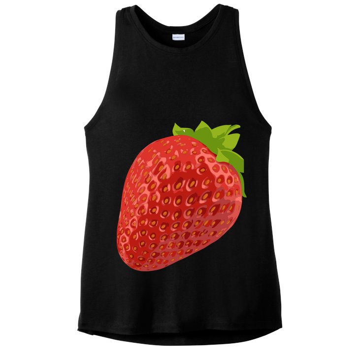Giant Strawberry Ladies PosiCharge Tri-Blend Wicking Tank