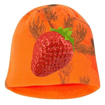 Giant Strawberry Kati - Camo Knit Beanie