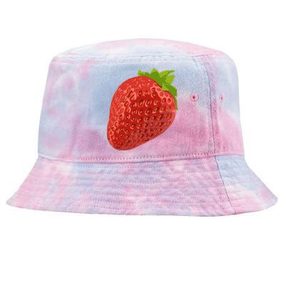 Giant Strawberry Tie-Dyed Bucket Hat