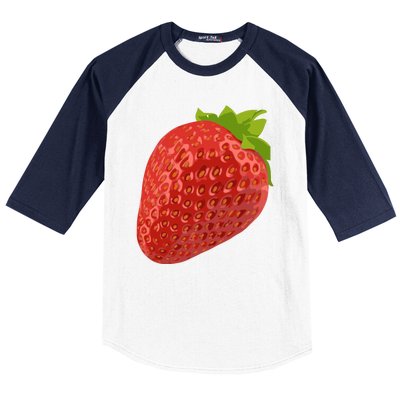 Giant Strawberry Baseball Sleeve Shirt