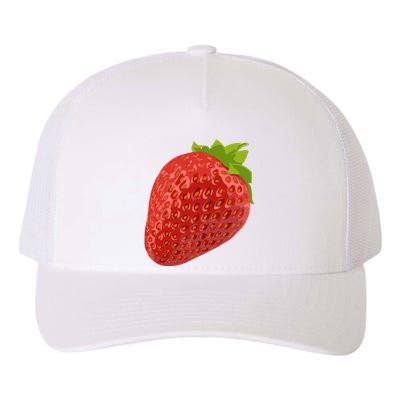 Giant Strawberry Yupoong Adult 5-Panel Trucker Hat