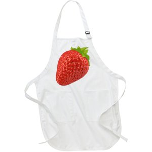 Giant Strawberry Full-Length Apron With Pockets