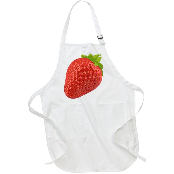 Giant Strawberry Full-Length Apron With Pockets