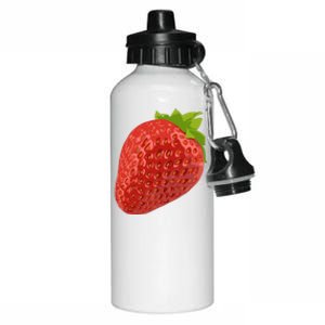 Giant Strawberry Aluminum Water Bottle