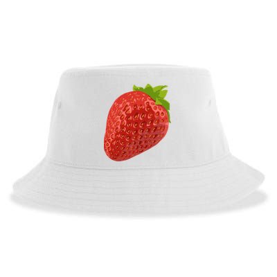 Giant Strawberry Sustainable Bucket Hat