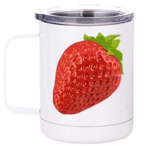 Giant Strawberry 12 oz Stainless Steel Tumbler Cup