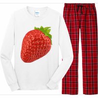 Giant Strawberry Long Sleeve Pajama Set