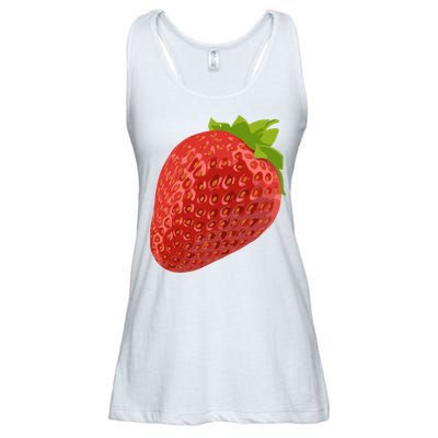 Giant Strawberry Ladies Essential Flowy Tank