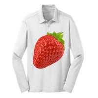 Giant Strawberry Silk Touch Performance Long Sleeve Polo