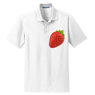 Giant Strawberry Dry Zone Grid Polo