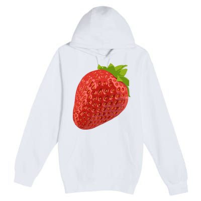 Giant Strawberry Premium Pullover Hoodie