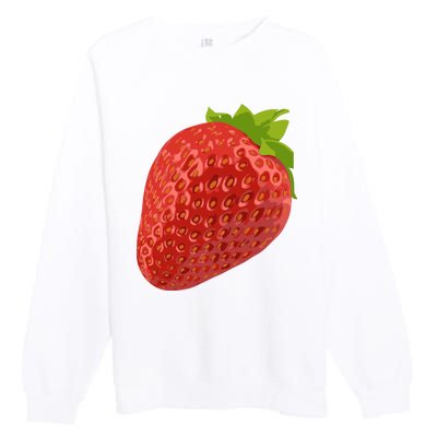 Giant Strawberry Premium Crewneck Sweatshirt