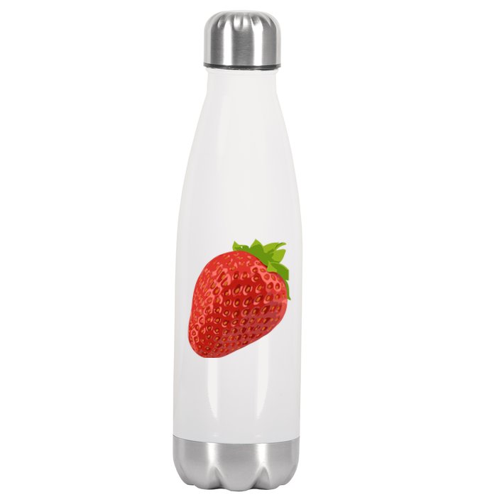 Giant Strawberry Stainless Steel Insulated Water Bottle