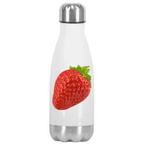 Giant Strawberry Stainless Steel Insulated Water Bottle