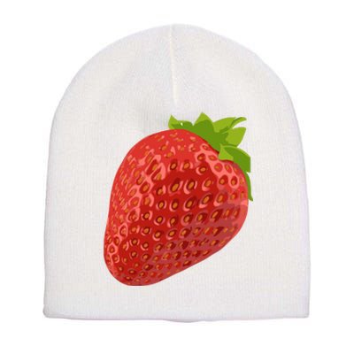 Giant Strawberry Short Acrylic Beanie