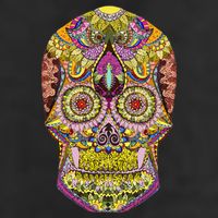 Giant Sugar Floral Sugar Skull Cool Comfort Performance Bucket Hat