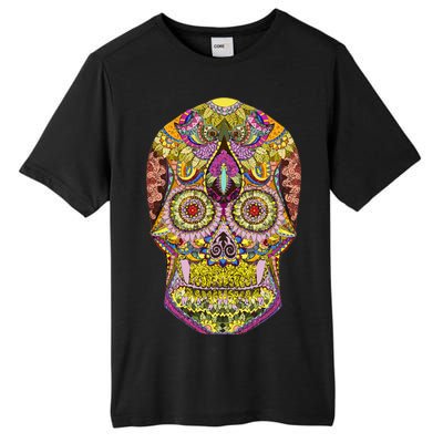 Giant Sugar Floral Sugar Skull Tall Fusion ChromaSoft Performance T-Shirt